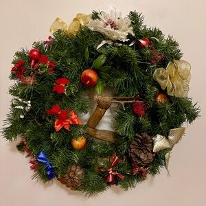 Beautiful Christmas Wreath 17”